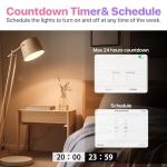 ORALUCE WiFi & Bluetooth Smart E12 Light Bulbs