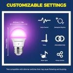 Smart RGBCW Light Bulbs for Alexa and Google Home