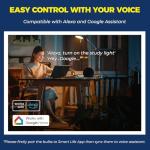 Smart RGBCW Light Bulbs for Alexa and Google Home