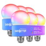 DAYBETTER Smart RGBW Light Bulbs, 6 Pack