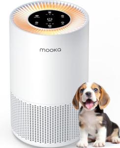 MOOKA H13 HEPA Air Purifier for Large Rooms