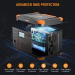 GRECELL 300W Portable Solar Generator for Outdoor Use