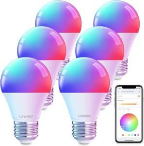 Linkind Smart LED Light Bulbs - 6 Pack