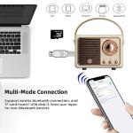 Baolira Vintage Bluetooth Speaker with Rich Bass