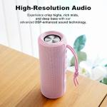 MIATONE Waterproof Outdoor Bluetooth Speaker - Pink