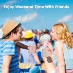 Powerful Waterproof Bluetooth Speaker with 10 Hour Battery