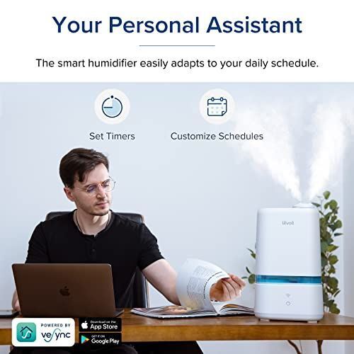 Smart Wi-Fi Humidifier with Essential Oils Diffuser