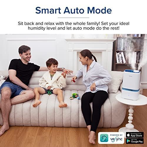 Smart Wi-Fi Humidifier with Essential Oils Diffuser