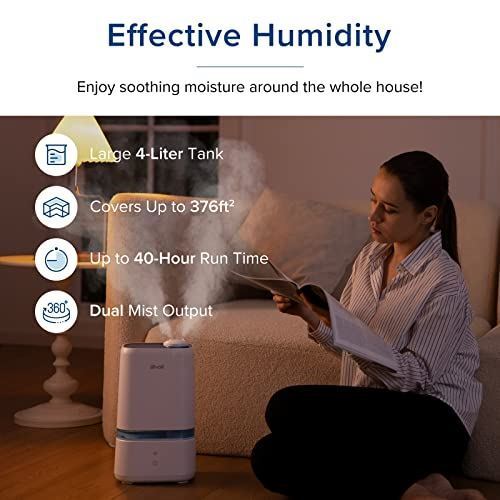 Smart Wi-Fi Humidifier with Essential Oils Diffuser
