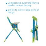 Cosco Simple Fold Deluxe High Chair, Multiple Colors