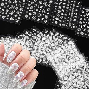 30 Sheets 3D Christmas Nail Art Stickers