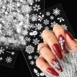 30 Sheets 3D Christmas Nail Art Stickers