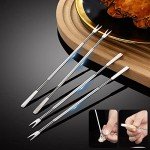 Crab Crackers and Tools, 27-piece Seafood Tools Set, Includes 8 Crab Crackers, 8 Lobster Shellers, 8 Crab Leg Forks/Picks, 2 Seafood Scissors & Storage Bag, Nut Cracker Set, Crab Leg Crackers