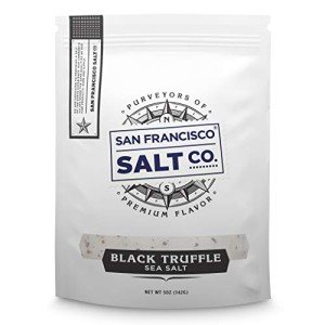 Authentic Italian Black Truffle Salt 5 oz Pouch