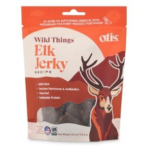 Otis Elk Jerky Dog Treats - 4 Ounce Bag
