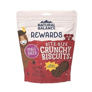 Natural Balance Grain-Free Bison Dog Treats 8oz
