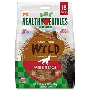 Nylabone Bison Flavor Chew Treats for Dogs