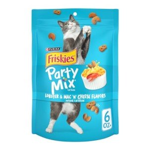 Purina Friskies Party Mix Cat Treats - Lobster & Mac 'N' Cheese