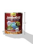 Tetra JumboKrill Freeze-Dried Jumbo Shrimp 14 Ounces, Natural Shrimp Treat For aquarium Fish, red (16200)