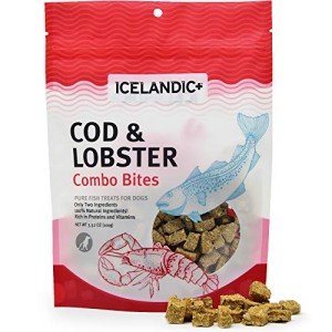 Icelandic+ Cod & Lobster Combo Bites Dog Treat 3.0-oz Bag