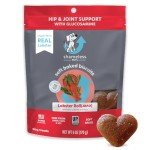 Shameless Pets Soft-Baked Dog Treats, Lobster Rollover - Natural & Healthy Dog Chews for Hip & Joint Support with Glucosamine - Dog Biscuits Baked & Made in USA, Free from Grain, Corn & Soy - 1-Pack