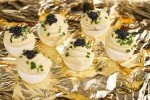 Overnight Guaranteed, BESTER Premium Russian Osetra Sturgeon Black Caviar - (8.8 oz-250g) - Malossol Ossetra Black Roe - Premium Quality, Traditional Style, Imported. Free blinis and 2 spoons.