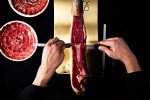 Acorn-Fed 100% Iberico Ham AX By Covap Kit (Ham,Holder and Knife) 100% Ibérico De Bellota AX (Pata Negra) + FREE EXCLUSIVE BREATHABLE HAM COVER