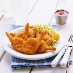 SeaPak Jumbo Butterfly Shrimp with Oven Crispy Breading, Delicious Seafood, Frozen, 9 oz