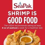 SeaPak Jumbo Coconut Shrimp, Delicious Seafood with Oven Crispy Breading, Includes Orange Marmalade Sauce, Frozen, 10 oz