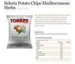 Torres Spanish Papas Fritas Potato Chips 4 Flavor Variety Pack Black Truffle, Mediterranean Herb, Sparkling Wine, Iberico Ham (20)