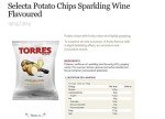 Torres Spanish Papas Fritas Potato Chips 4 Flavor Variety Pack Black Truffle, Mediterranean Herb, Sparkling Wine, Iberico Ham (20)
