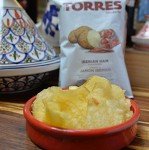 Torres Spanish Papas Fritas Potato Chips 4 Flavor Variety Pack Black Truffle, Mediterranean Herb, Sparkling Wine, Iberico Ham (20)