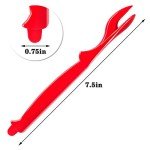 6Pcs Crab Legs Crackers - Crackers Picks Tools Set for Lobster, Crab, Crawfish, Prawns, Shrimp, Easy Opener Shellfish picks knife, Seafood Tools