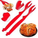 6Pcs Crab Legs Crackers - Crackers Picks Tools Set for Lobster, Crab, Crawfish, Prawns, Shrimp, Easy Opener Shellfish picks knife, Seafood Tools
