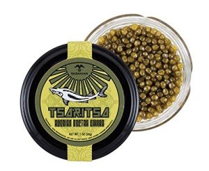 TSARITSA Fresh Russian Osetra Farmed Sturgeon Caviar - 1 oz