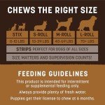 Earth Animal No Hide Stix Venison Flavored Natural Rawhide Free Dog Chews Long Lasting Dog Chew Sticks | Dog Treats for Small Dogs and Cats | Great Dog Chews for Aggressive Chewers (1 Pack)