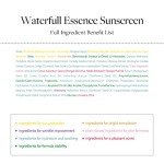 d'alba Piedmont Italian White Truffle Waterfull Essence Sunscreen, Vegan Skincare, Lightweight Sunscreen with SPF 50+ PA++++, Glowy, Safe for all Skin Types