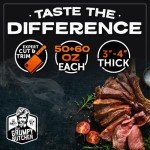Grumpy Butcher Monster Tomahawk Wagyu Steak, 48-60 ounces - Wagyu Beef Dry Aged Ribeye Steaks Masterpiece
