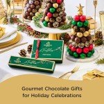Godiva Chocolatier Holiday Truffle Flight - 12 Piece Limited Edition Assorted Gift Box – Gourmet Dark, Milk and White Chocolate Truffles for Chocolate Lovers