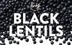 Whole Black Lentils - 16 Oz - Beluga Lentils - Black Masoor Daal - Ideal for Enriching Stews, Curries, Tacos & Soups - Non-GMO, Kosher Certified & Vegan
