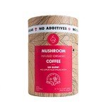 Mushroom Cups Go Glow Superfood Instant Mushroom Coffee - 30pk of Wild Mediterranean Chanterelle & Chaga $1.16 per serving for Energy and Focus Vegan Organic Gluten Free Sugar Free