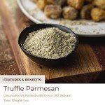 Fresh & Wild | Premium Truffle Parmesan Black Garlic Seasoning | Heighten Umami-Rich Foods, Toss with French Fries, Potatoes or Popcorn | 4 oz | Gourmet, Chef-Inspired Ingredients