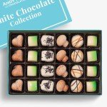 Andy Anand Luxury Belgian White Chocolate Truffles - Handmade Assorted Chocolate Flavors - Gourmet Collection Belgian Chocolate with Delectable Ganache - Chocolate Gift Box (24 Pcs)