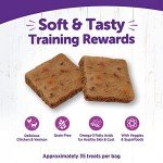 Wellness Rewarding Life Grain-Free Soft Dog Treats, Made in USA with Healthy Ingredients, Ideal for Training (Chicken & Venison Recipe, 6-Ounce Bag)