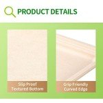 bloomoon 50 Pack 14 Inch Disposable Food Trays, Large Paper Plates 14 inch Heavy Duty for Crawfish, Lobster, Disposable Serving Trays Platters for Thanksgiving, Christmas, Seafood Boil Party Supplies