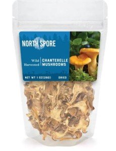 North Spore Dried Wild Chanterelle Mushrooms 28 grams
