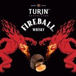 Turin Fireball Dark Chocolate Truffles, Dark Chocolates With Liquor Fireball Whisky Flavored Filling Non-Alcoholic, 7oz Tube Great forr Gifts and Treats, Black