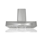 KOBE CHX3830SQBD-WM-3 Brillia 30-inch Ductless Wall Mount Range Hood, 3-Speed, 400 CFM, Fits Ceiling Height 7.5'-9.5'
