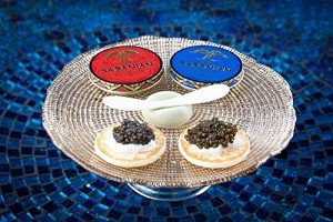 Imported Caviar Sampler - 1oz Royal Osetra Caviar + 1oz Siberian Osetra *FREE BLINI & Mother of Pearl Spoons*
