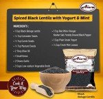 Aiva Black Beluga Lentils 4 LBS | Black Lentils